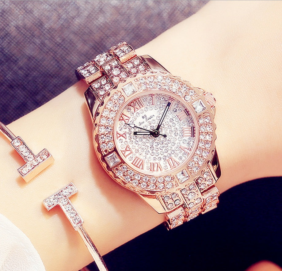 Full diamond ladies quartz watch Limorista