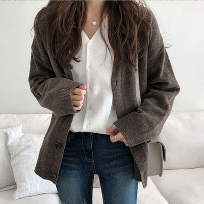 Lazy Style All-match Autumn And Winter Jacket Limorista