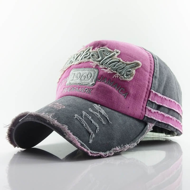 Old worn-out baseball cap 1969 letter hat Limorista