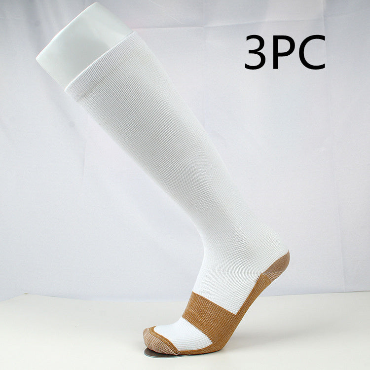 Copper Fiber Long Tube Compression Socks Limorista