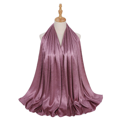 New Silk-like Silky Satin Scarf Limorista