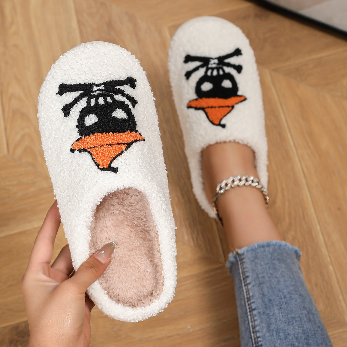 Halloween Warm Indoor Non Slip Cotton Slippers Limorista
