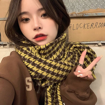 Korean Version Of All-match Student Shawl Warm Scarf Men Trendy Limorista
