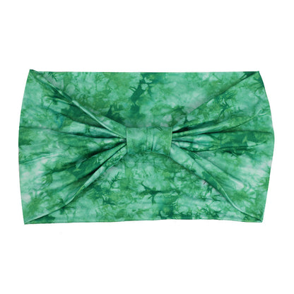 European And American New Tie-dye Sports Sweat-absorbent Hair Band Women&