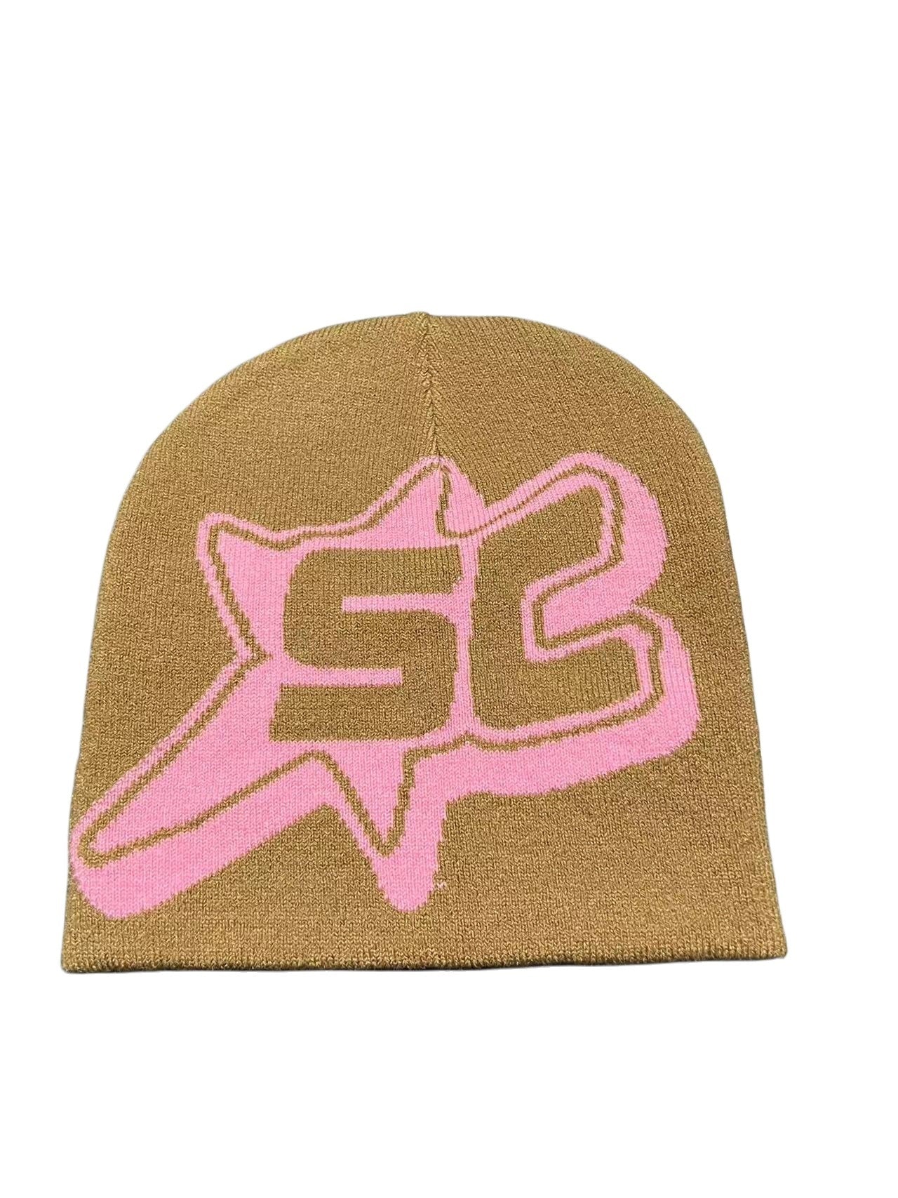 Jacquard Letter SC Trend Knitting Sleeve Cap Limorista