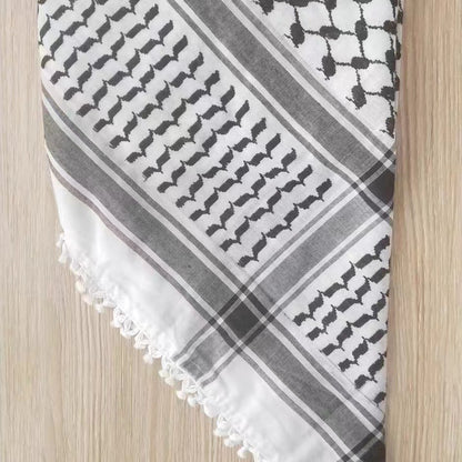New Four-side Tassel Outdoor Tactics Headscarf Limorista