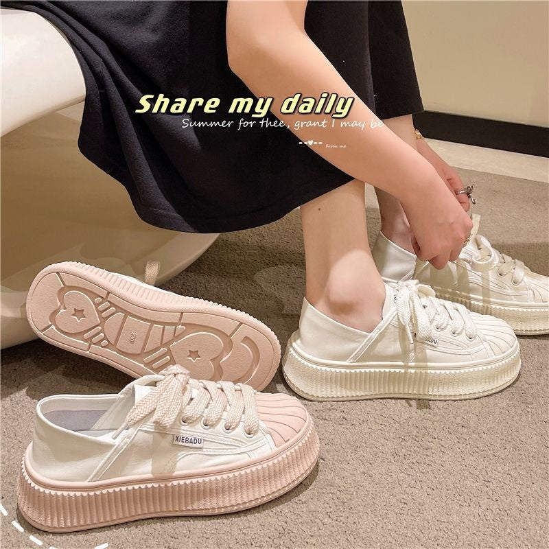 Student Versatile Chic Shell Shoes Limorista