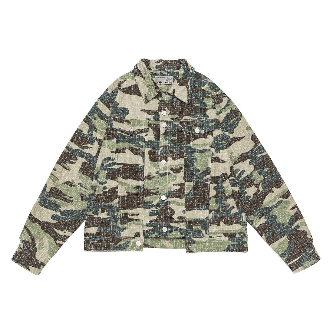Real Shot American Street Retro Camouflage Cargo Jacket Coat Limorista