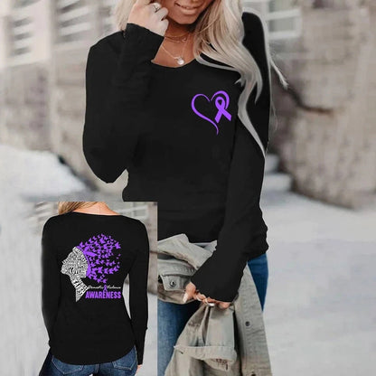 Digital Printing Loose Casual Ladies T-shirt Limorista
