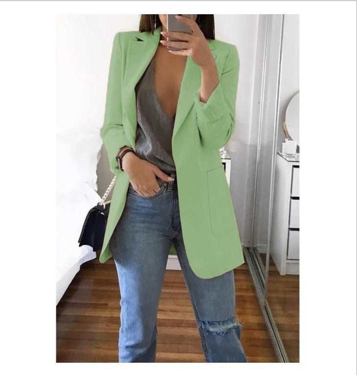 Long sleeve solid color cardigan Limorista