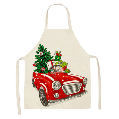 Christmas Series Cotton And Linen Apron Limorista