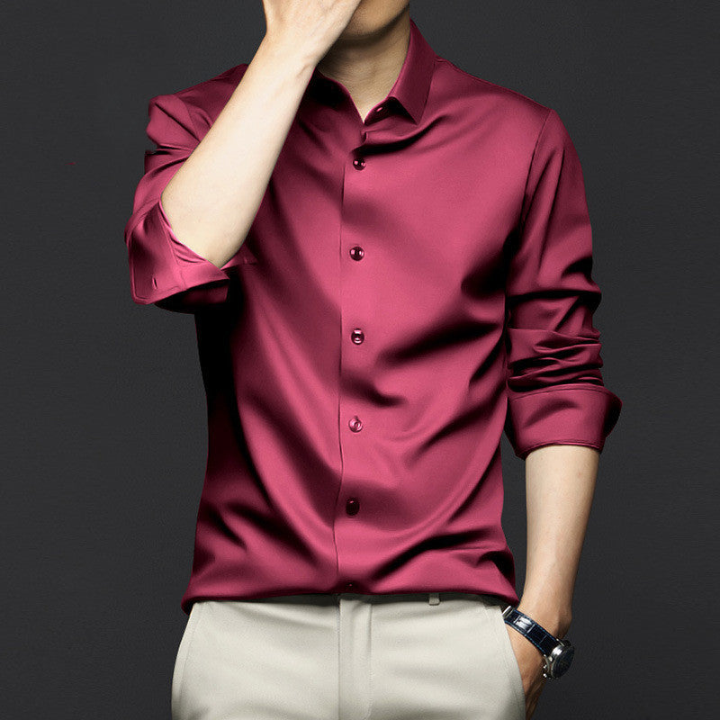 Business High-end Ice Silk Shirt Limorista