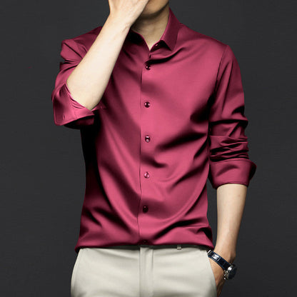 Business High-end Ice Silk Shirt Limorista