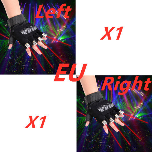 Stage Show  Red Green Laser Gloves Limorista