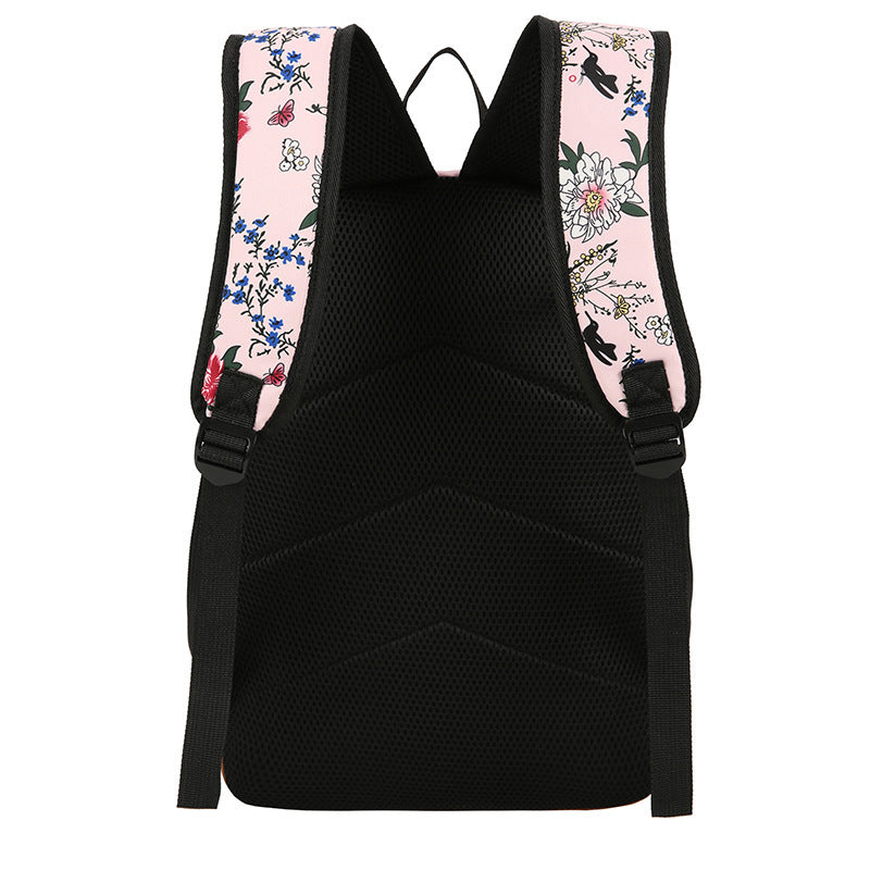 Casual Backpack Three-piece Large Capacity Student Schoolbag Japanese Style Limorista