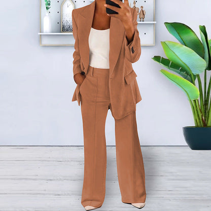 Lapel Slim-fit Cardigan Graceful Suit Jacket Limorista