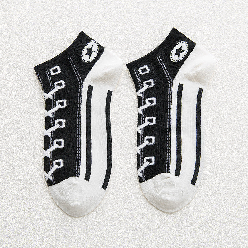 Combed Cotton Deodorant Breathable Boat Socks Limorista