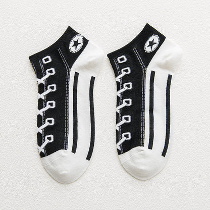 Combed Cotton Deodorant Breathable Boat Socks Limorista