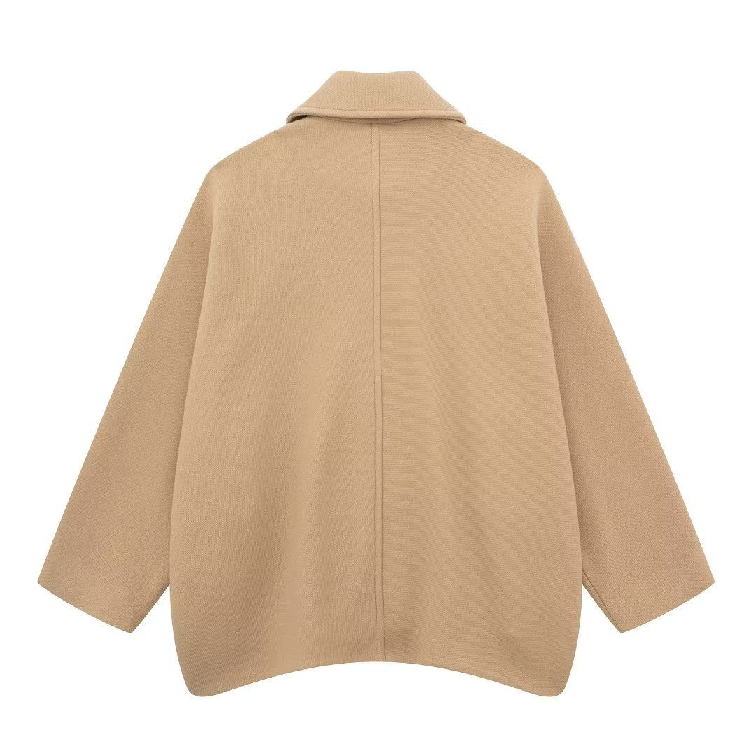 Ladies New Wool Blend Short Coat Limorista