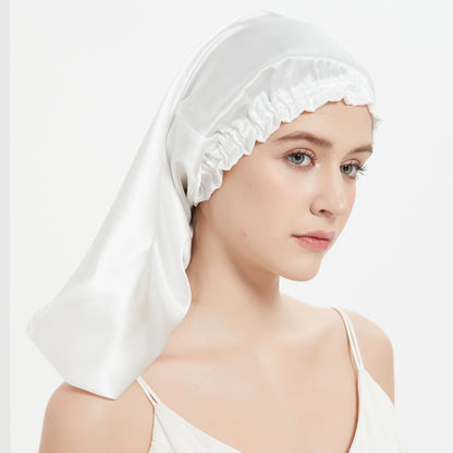 Silk Long Tube Nightcap Hair Care Thermal Heat Cap Limorista
