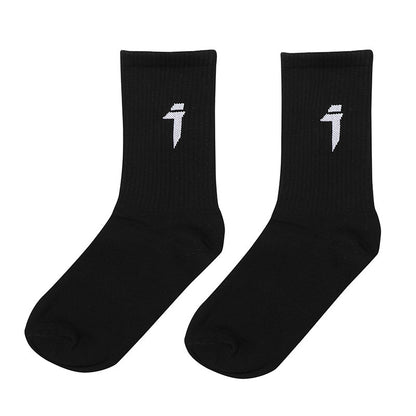 Couple Tide Hosiery Machine Neng Feng Athletic Socks Hip Hop Pure Cotton Knitted Tube Socks Limorista