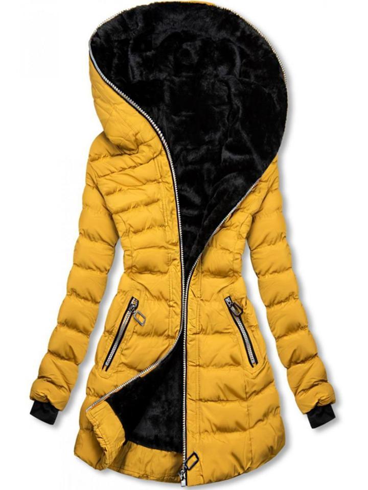 Hooded long-sleeved warm and velvet cotton jacket Limorista