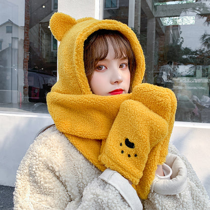 Bear ears scarf hat Limorista