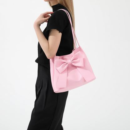 Bow Large Capacity Tote Handbag Limorista