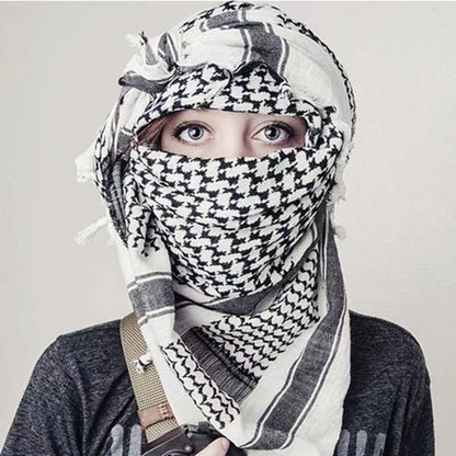 New Four-side Tassel Outdoor Tactics Headscarf Limorista