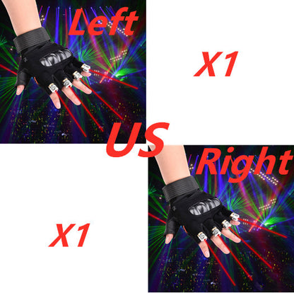 Stage Show  Red Green Laser Gloves Limorista