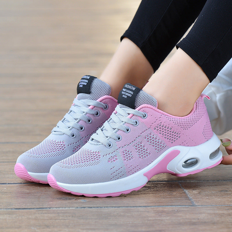 Flying Woven Mesh Shoes Women&
