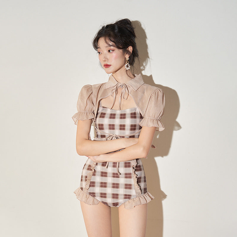 Hot Spring Vacation One Piece Swimsuit Female Limorista