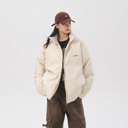 Cotton Coat Autumn And Winter Solid Color Men And Women Limorista