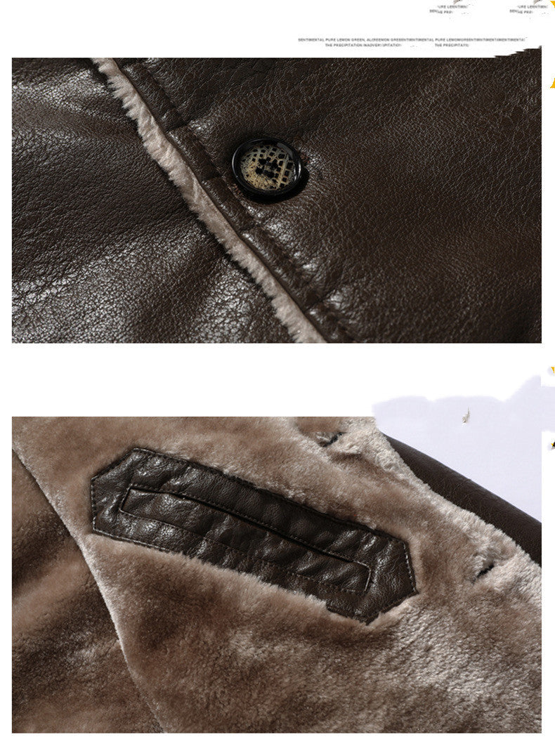 Plush Large Lapel Suit Fur Plush Jacket Men Limorista