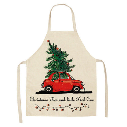 Christmas Series Cotton And Linen Apron Limorista