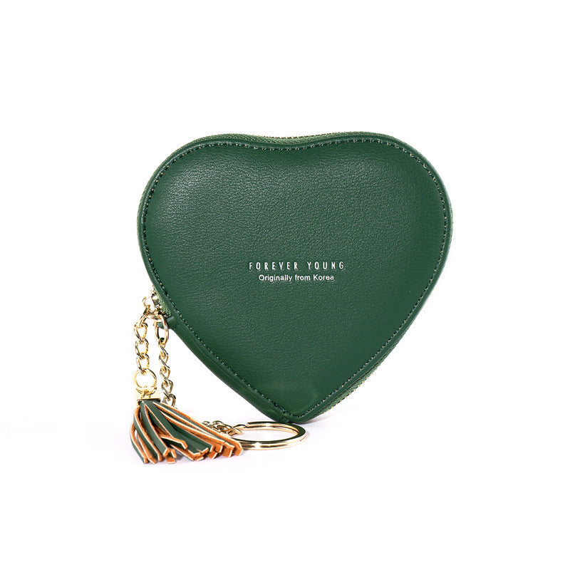 Personalized Key Chain Lovely Heart-shaped Coin Bag Limorista