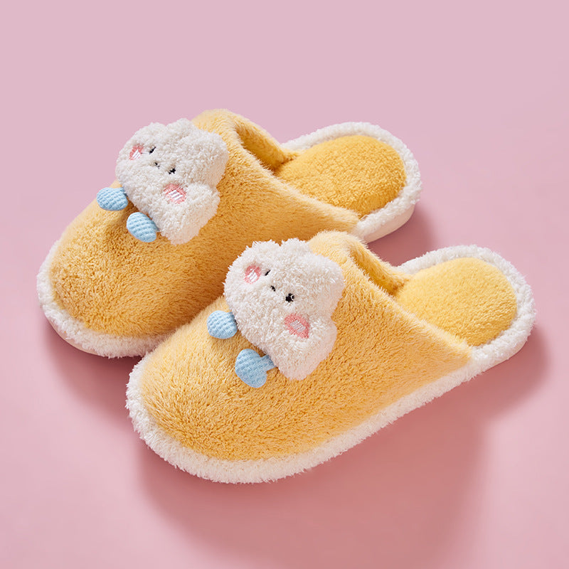 Clouds Couple Cotton Slippers Unisex Household Autumn And Winter Cartoon Limorista