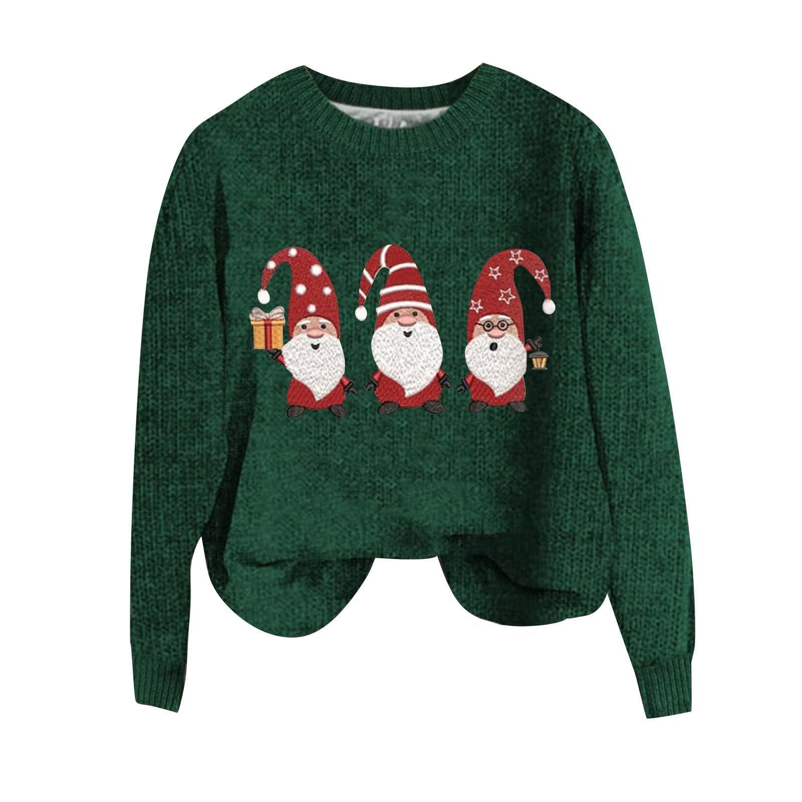 Bodkin Cloth Coat Christmas Elements 3D Printing Round Neck Limorista