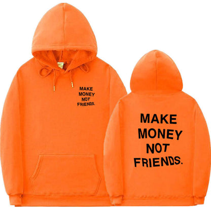 Letter printed Hoodie men&