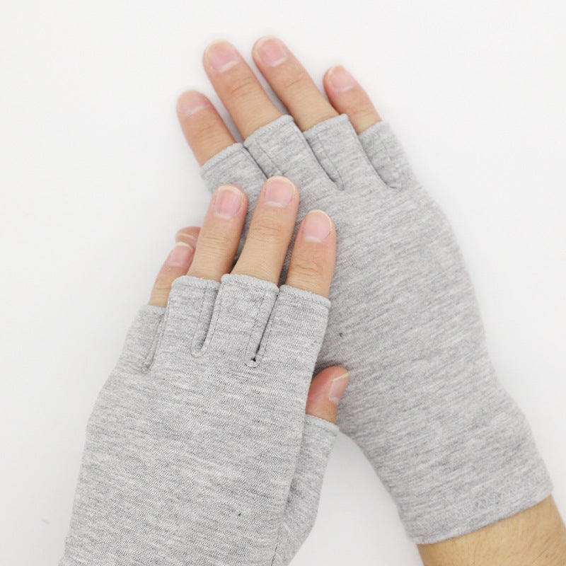 Light Gray Bamboo Charcoal Fiber Pressure Care Gloves Limorista