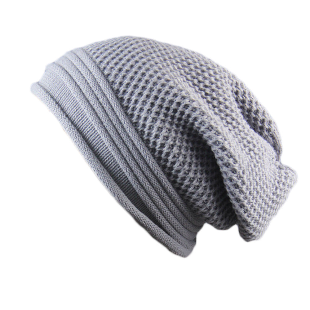 Pleated cuffed woolen hat Limorista