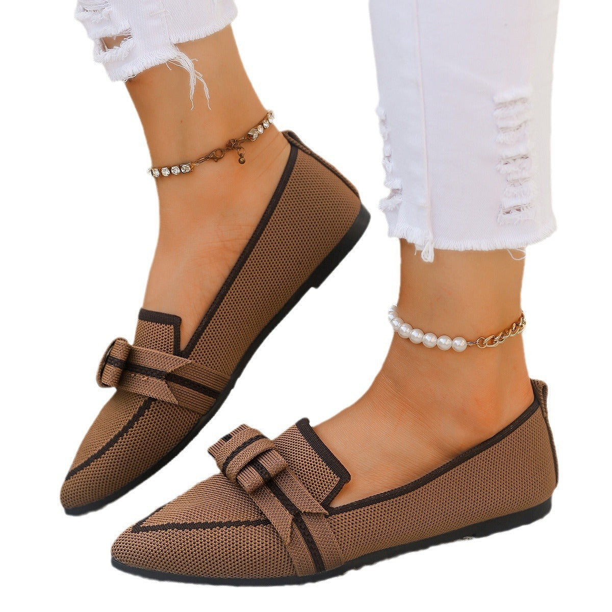 Casual And Comfortable Beautiful Bowknot Popular Element Shoes Limorista