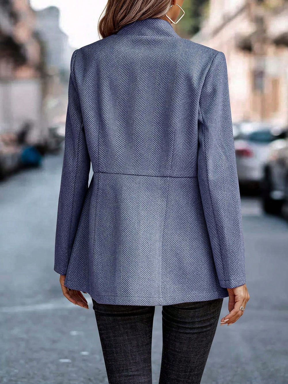 Slim-fitting Jacket With Pockets Fashion Commuting Thickened Woolen Overcoat For Women Limorista