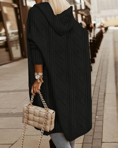 Fashion Solid Color Knitted Coat Limorista