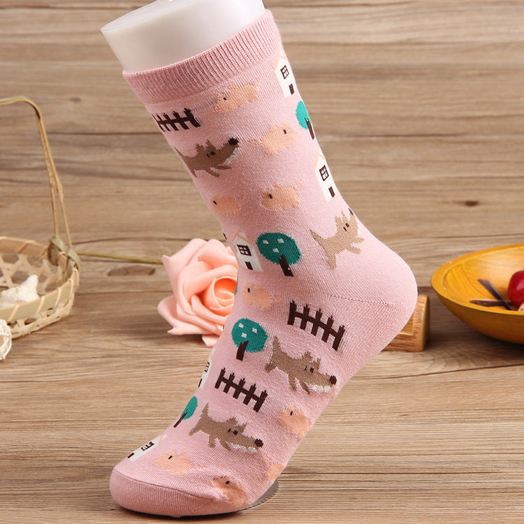 Popular Personality Korean Cotton Socks Limorista