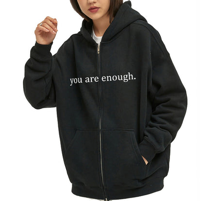 Hoodies Plus Size Sweatshirt Casual Drawstring Zipper Clothes Limorista