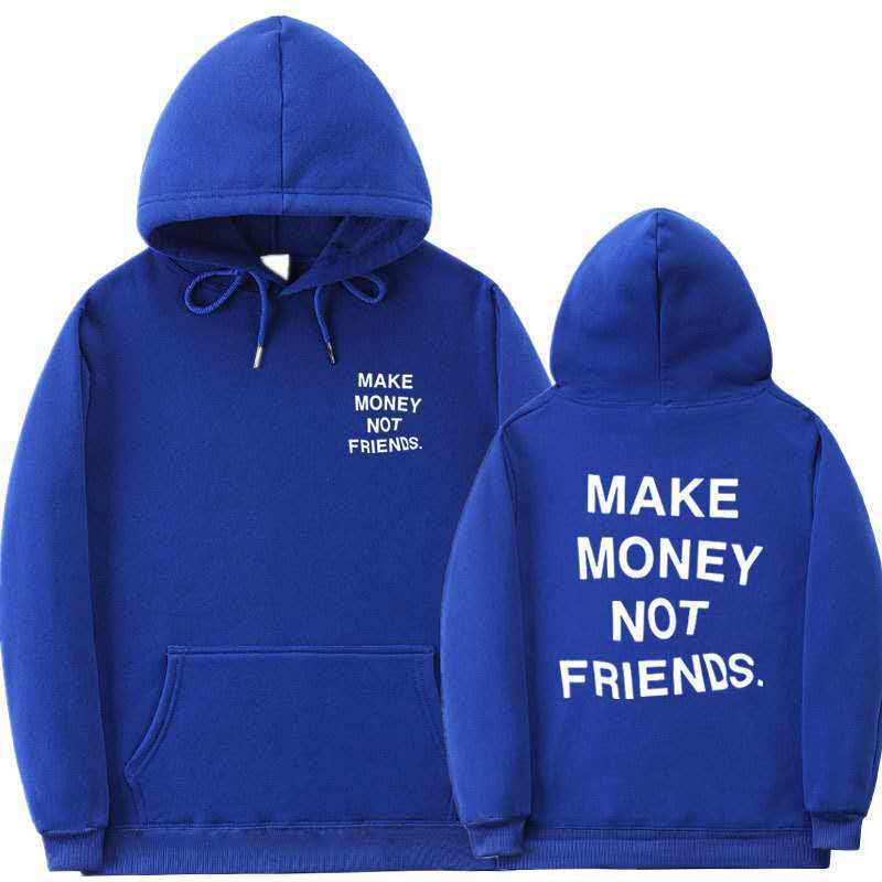 Letter printed Hoodie men&