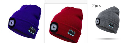Bluetooth LED Hat Wireless Smart Headset Headphone Limorista