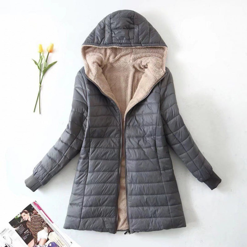 Hooded Slim Fit Fleece-lined Warm Cotton Limorista