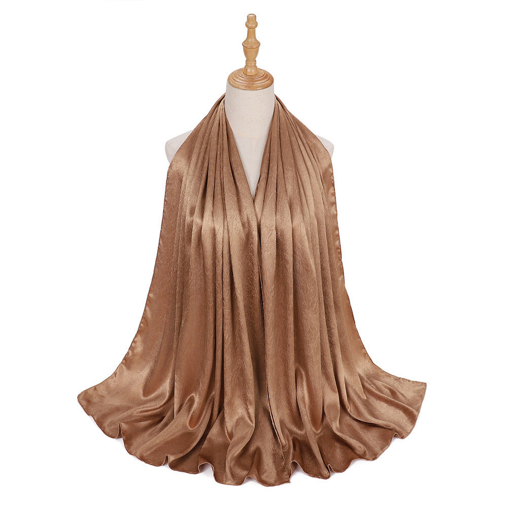 New Silk-like Silky Satin Scarf Limorista
